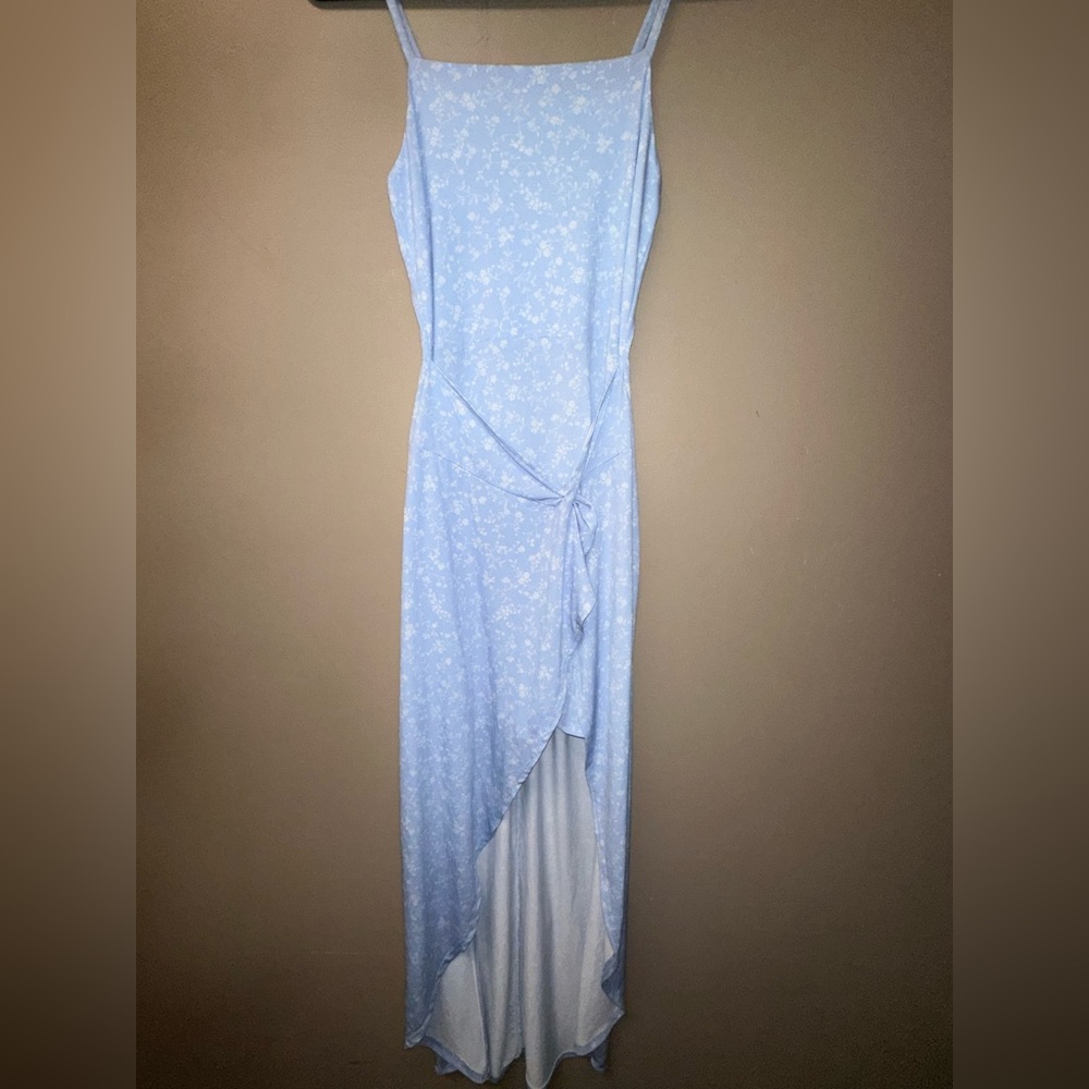 No Boundaries Juniors Tank Dress with Wrap Skirt